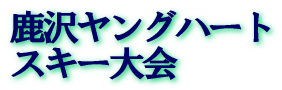 クラブ主催基礎スキー講習会１